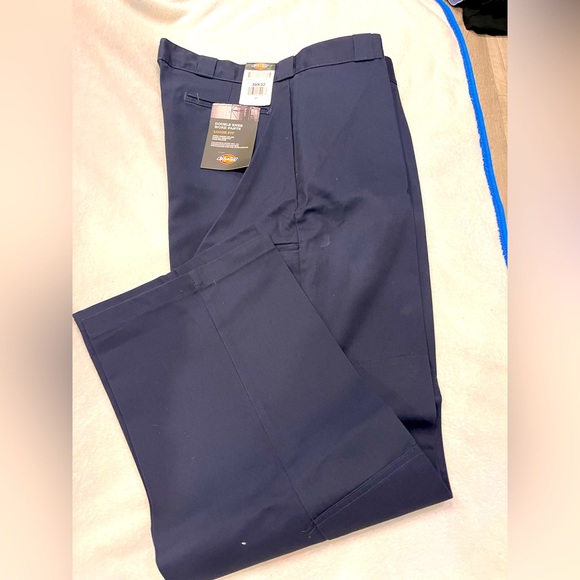NWT 2 pack Dickies double knee work pants lose fit size 38X32 - Picture 3 of 5